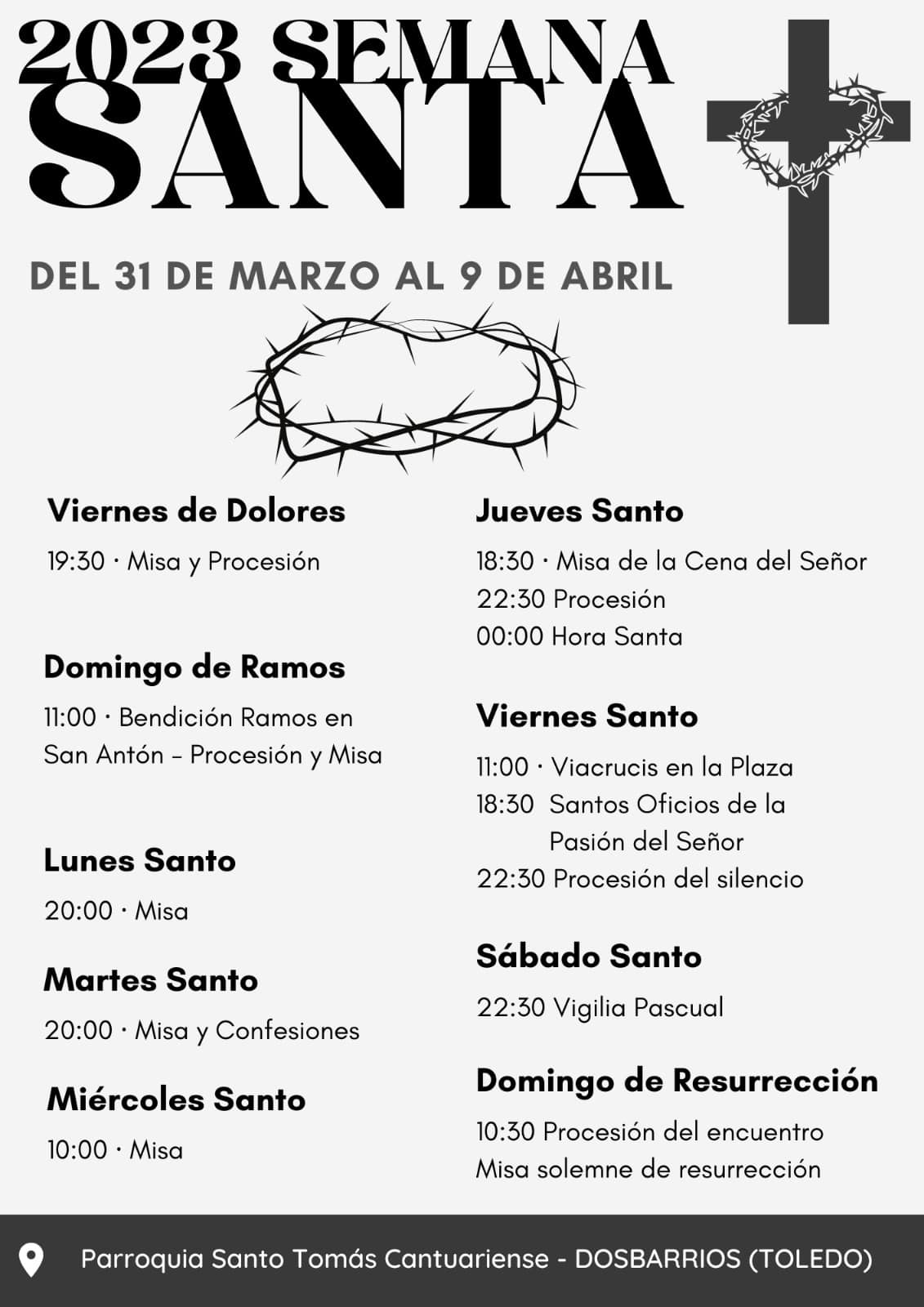Semana Santa en Dosbarrios 2023 Dosbarrios